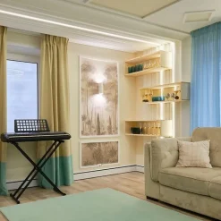 Wandlamp Parma van gips, 8x20 cm