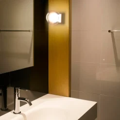 Wandlamp Perla, chroom