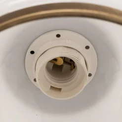 Wandlamp Petro, antiek met glazen kap