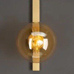Wandlamp Pluto 1-lamp, goud
