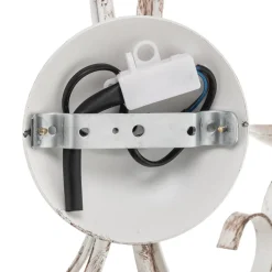 Wandlamp Pompei, 2-lamps, antiek wit