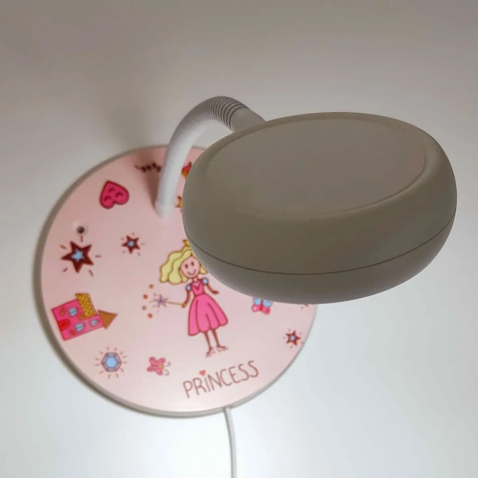 Wandlamp Princess met flexibele arm