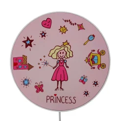 Wandlamp Princess met schakelaar en stekker
