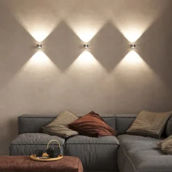 Wandlamp Puk Wall, G9, chroom