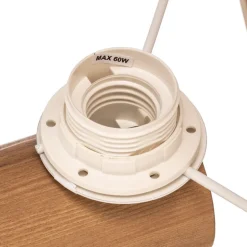 Wandlamp Puls, jute kap, natuurbruin, Ø 30 cm