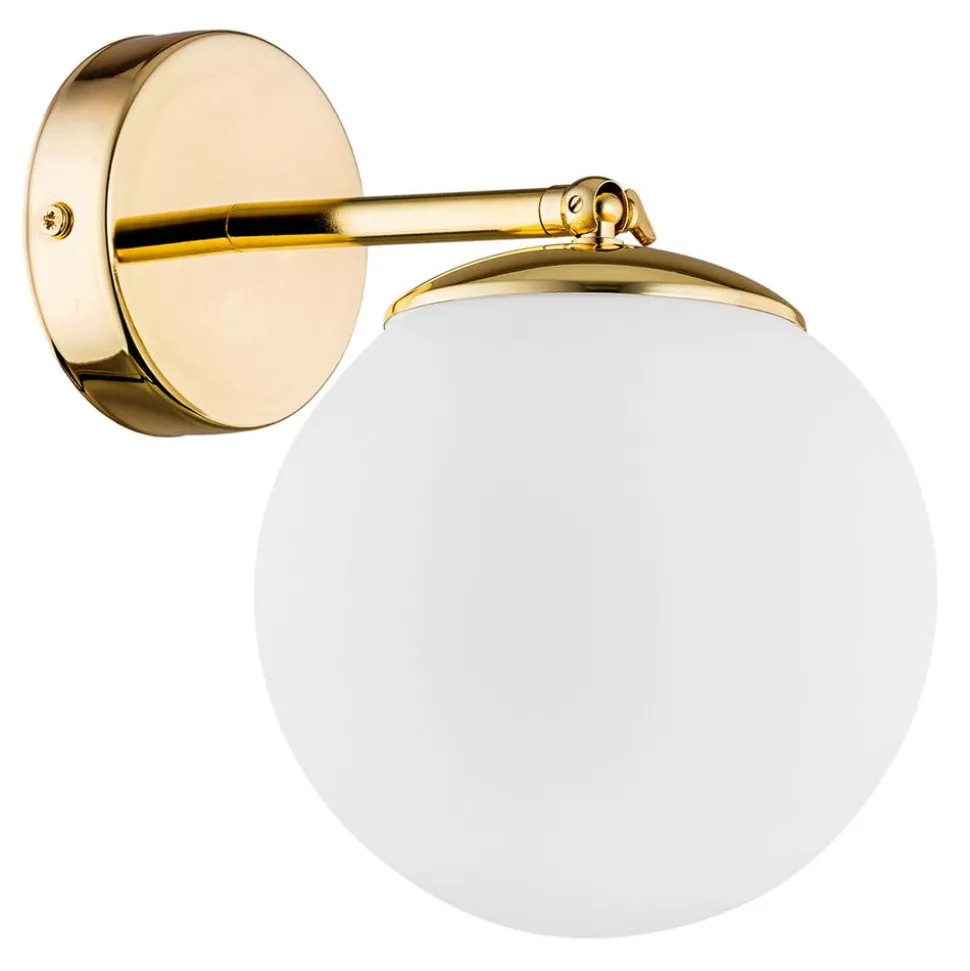 Wandlamp Sala met bolglas, 1-lamp