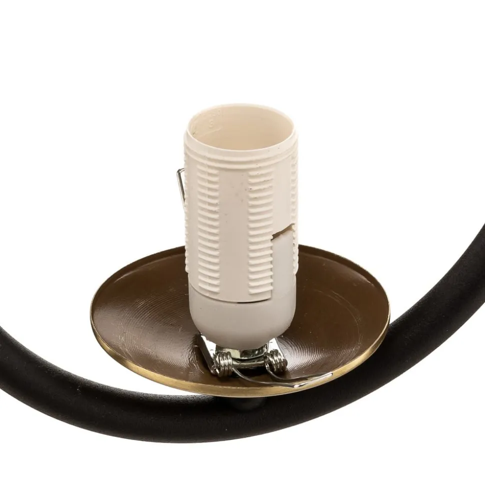 Wandlamp Samba, opaalglas/zwart 1-lamp