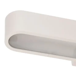 Wandlamp Soft, breedte 90 cm, wit, aluminium, G13