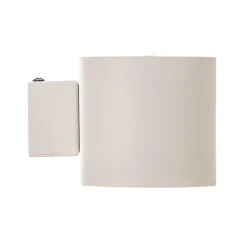 Wandlamp Soft, breedte 90 cm, wit, aluminium, G13