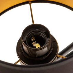 Wandlamp Soho cilindrisch leeslampje zwart/goud