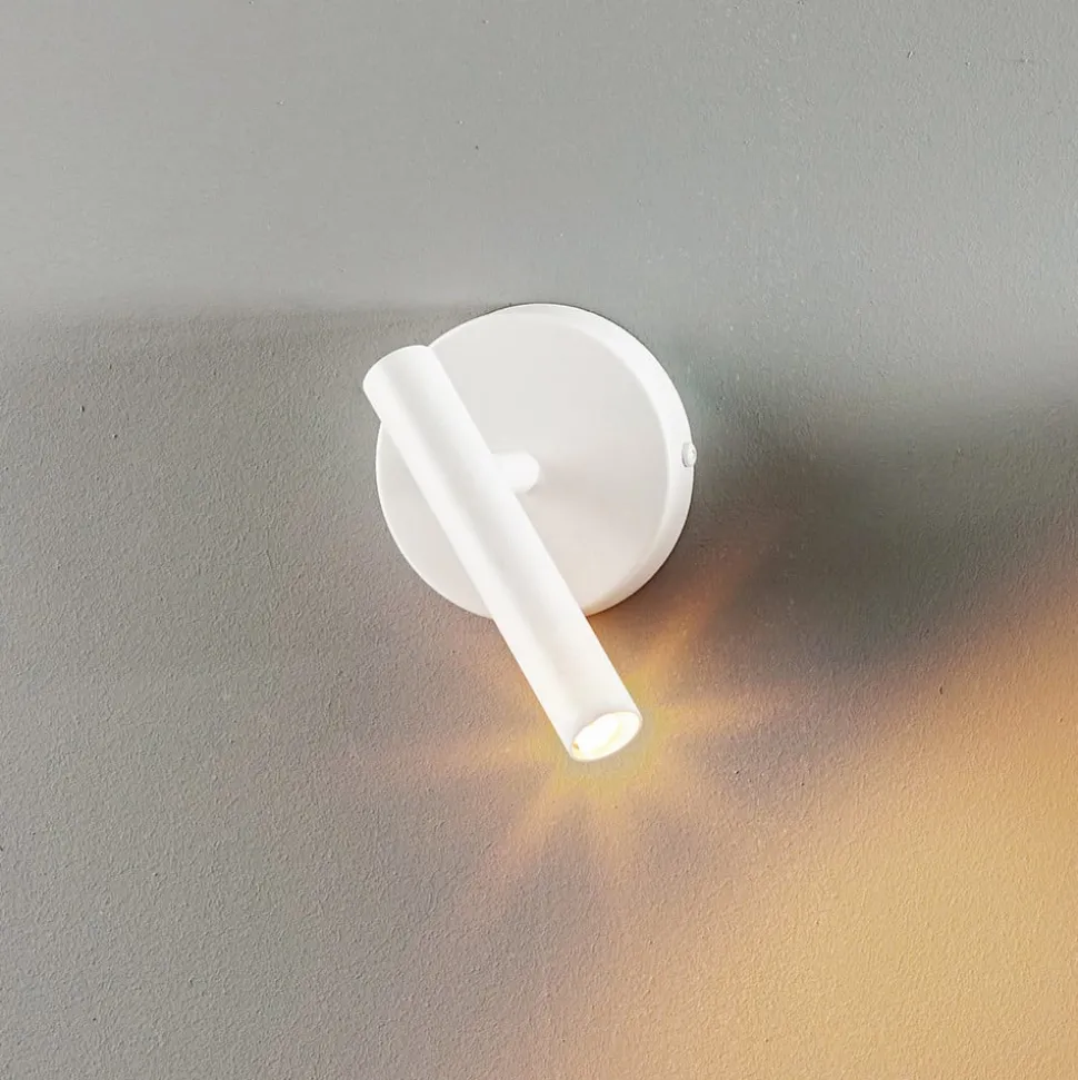 Wandlamp Sopel hoogte 15 cm, wit