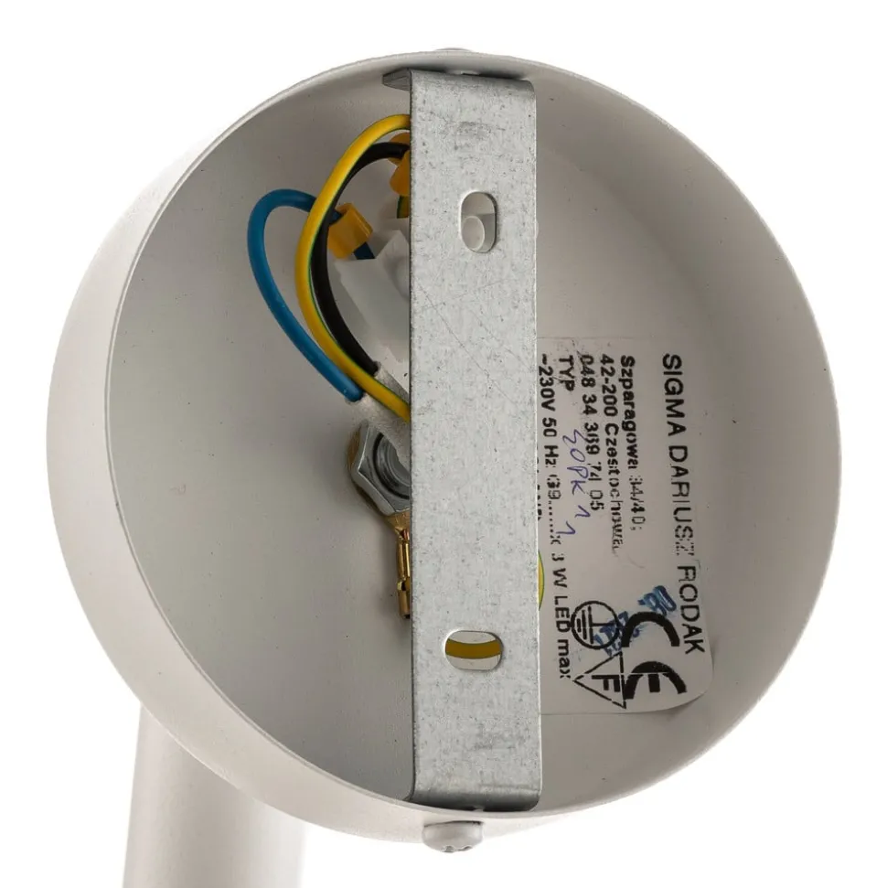 Wandlamp Sopel hoogte 15 cm, wit