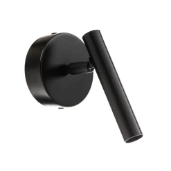 Wandlamp Sopel hoogte 15 cm, zwart