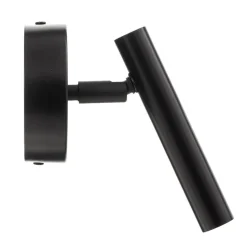 Wandlamp Sopel hoogte 15 cm, zwart