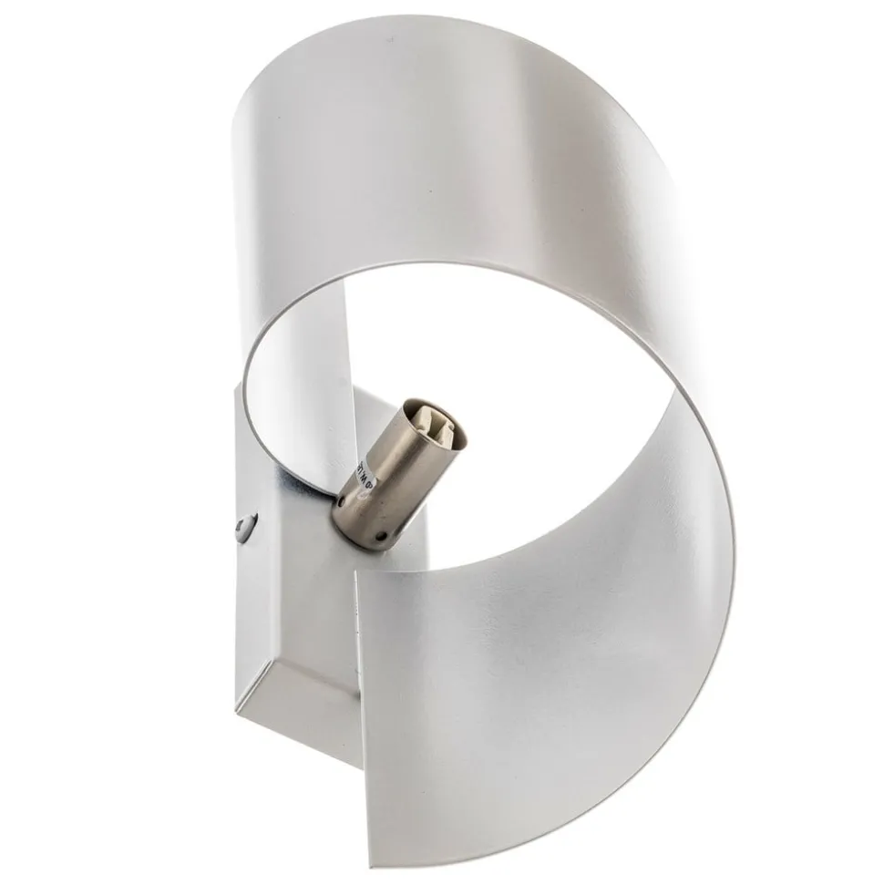 Wandlamp Spiner wit, hoogte 30 cm, staal