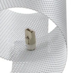 Wandlamp Spiral, wit, metaal, G9, 29 cm hoog