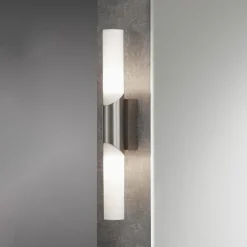 Wandlamp Splash, 2-lamps, mat nikkel