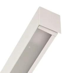 Wandlamp Straight L, 122 cm, wit
