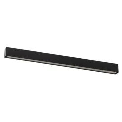 Wandlamp Straight M, 92 cm, zwart