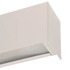 Wandlamp Straight S, 62 cm, wit