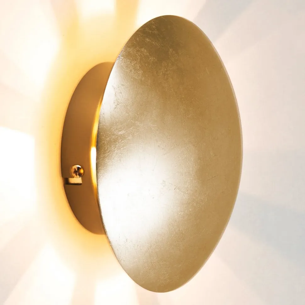 Wandlamp Sunset goud antiek