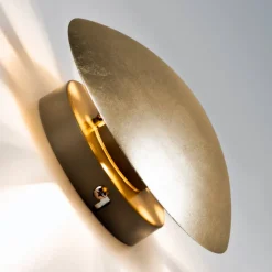 Wandlamp Sunset goud antiek