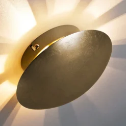 Wandlamp Sunset goud antiek