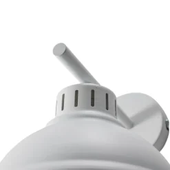 Wandlamp Sven, 1-lamp, wit, staal, E27