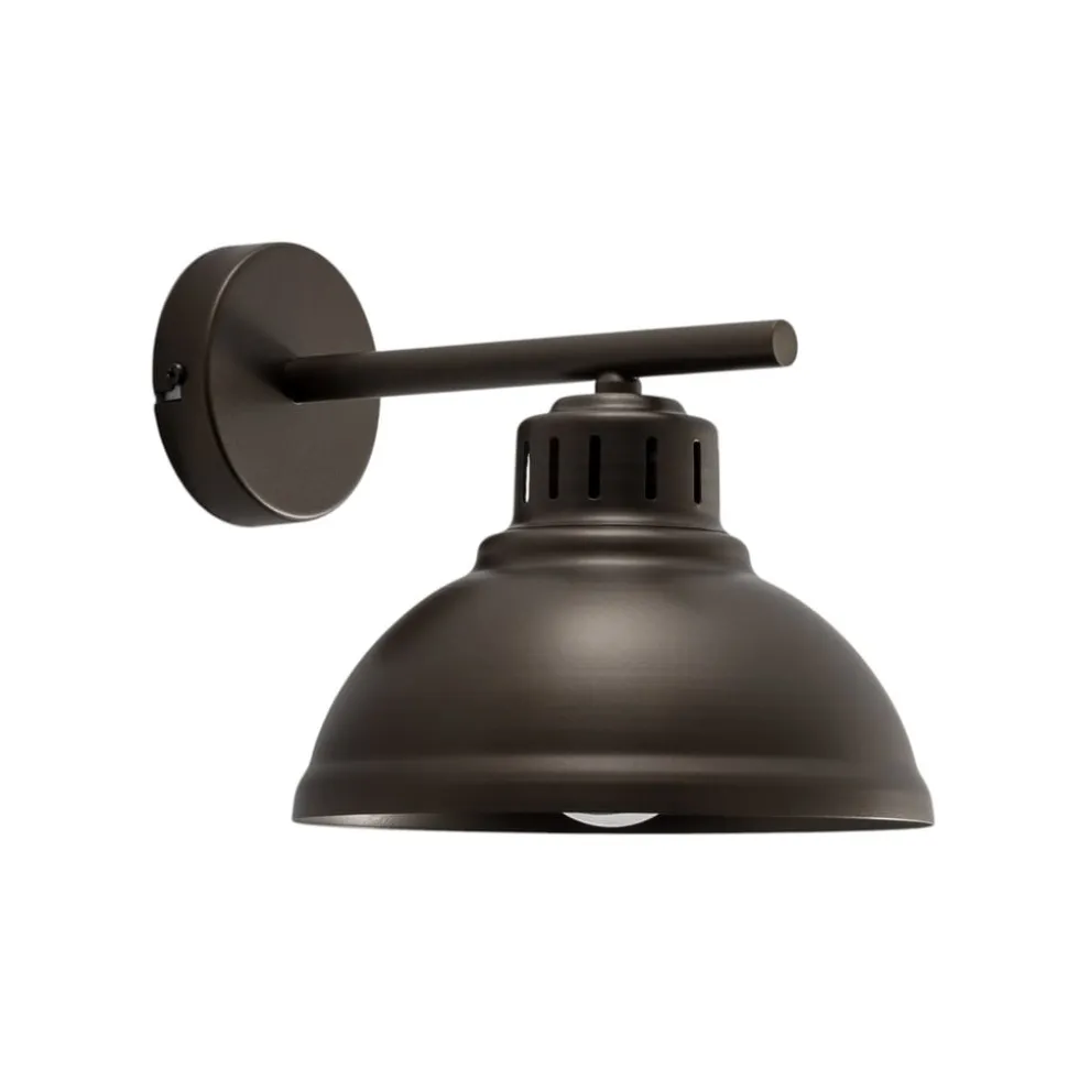 Wandlamp Sven, titanium-goudkleurig, Ø 21 cm, staal