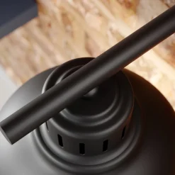 Wandlamp Sven, zwart, metaal, 1-lamp