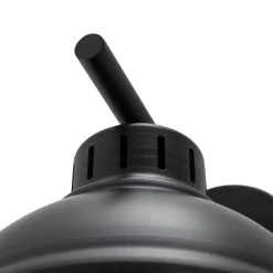 Wandlamp Sven, zwart-goudkleurig, Ø 21 cm, staal