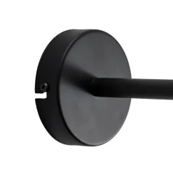 Wandlamp Sven, zwart-goudkleurig, Ø 21 cm, staal