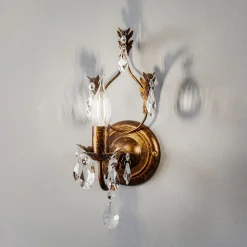 Wandlamp Teresa als luster, 1-lamp