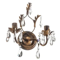 Wandlamp Teresa als luster, 2-lamps