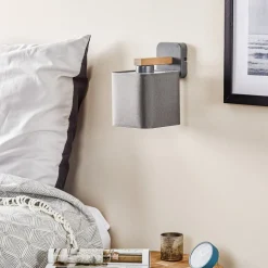 Wandlamp Tora, 1-lamp, grijs