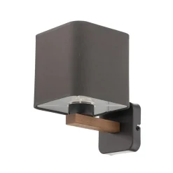 Wandlamp Tora, 1-lamp, grijs