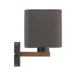 Wandlamp Tora, 1-lamp, grijs