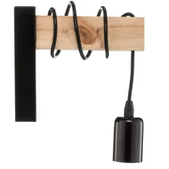 Wandlamp Townshend met houten element