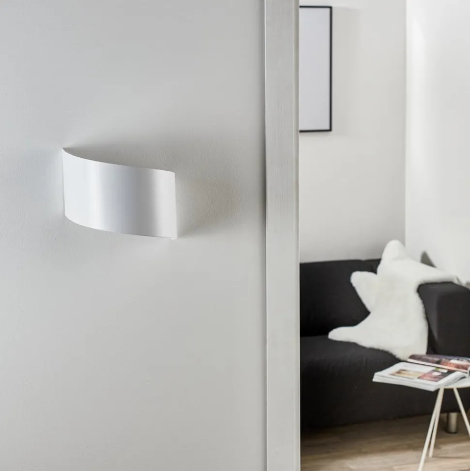 Wandlamp Vero van wit gelakt staal