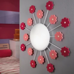 Wandlamp Viki 2, bloem