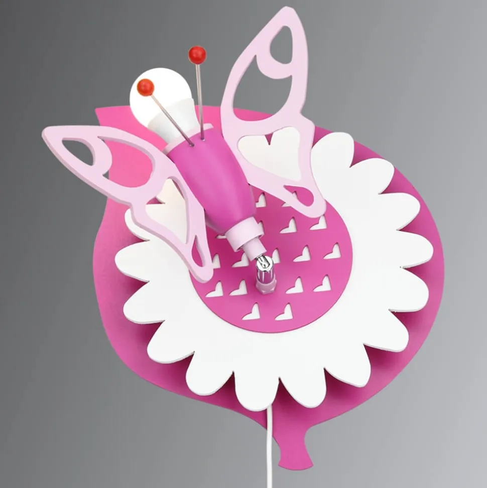 Wandlamp Vlinder voor kinderkamer, 1-lamp
