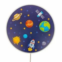 Wandlamp Weltall met stekker