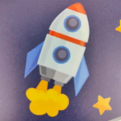 Wandlamp Weltall met stekker