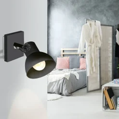 Wandspot Barnstaple, zwart, 1-lamp