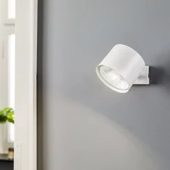 Wandspot Bot, wit, beweegbaar