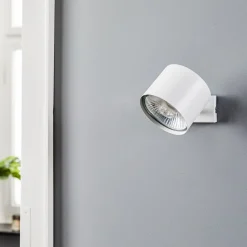 Wandspot Bot, wit, beweegbaar