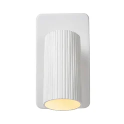 Wandspot Clubs, 1-lamp, wit