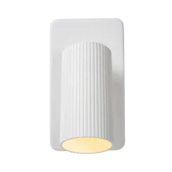 Wandspot Clubs, 1-lamp, wit