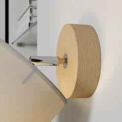 Wandspot Corralee, grijs, 1-lamp