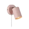 Wandspot Explore met kabel en stekker, GU10, rosé
